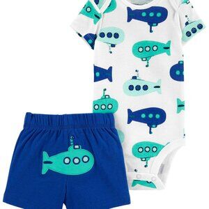 Carter's - Baby 2-Piece Bodysuit & Short Set